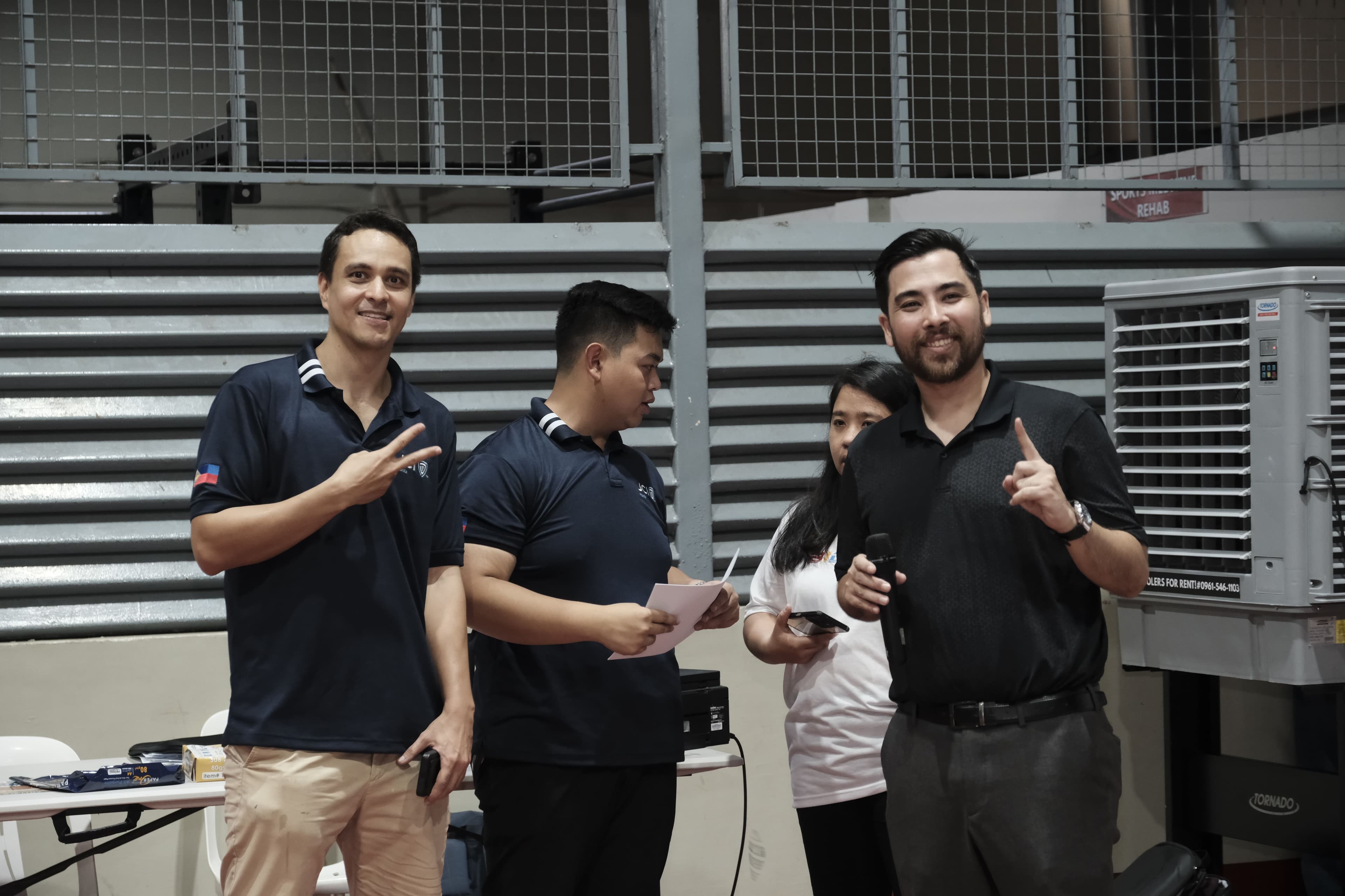 Organizers With Master of Ceremonies James Gutierrez
