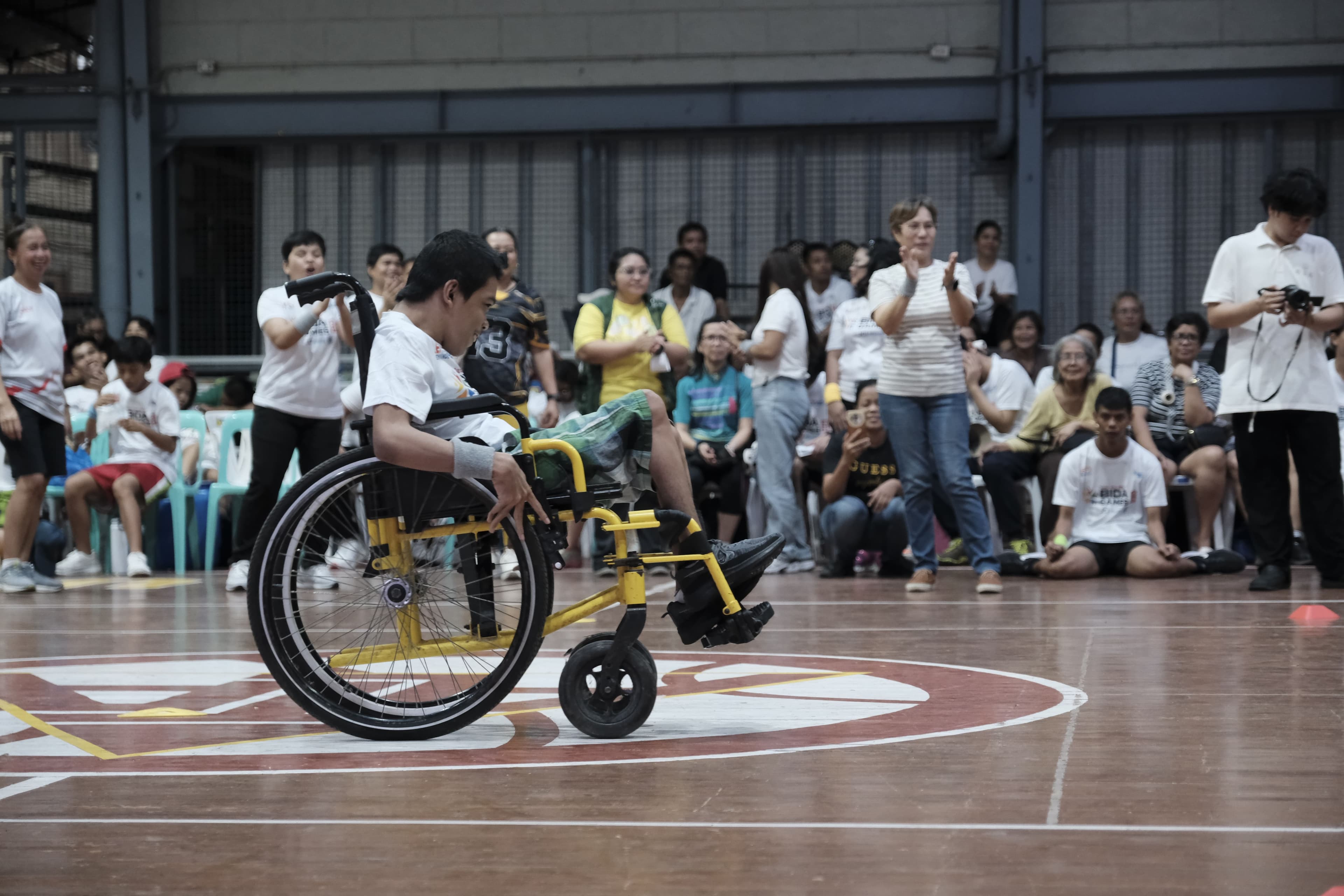 Wheelchair Race in Action