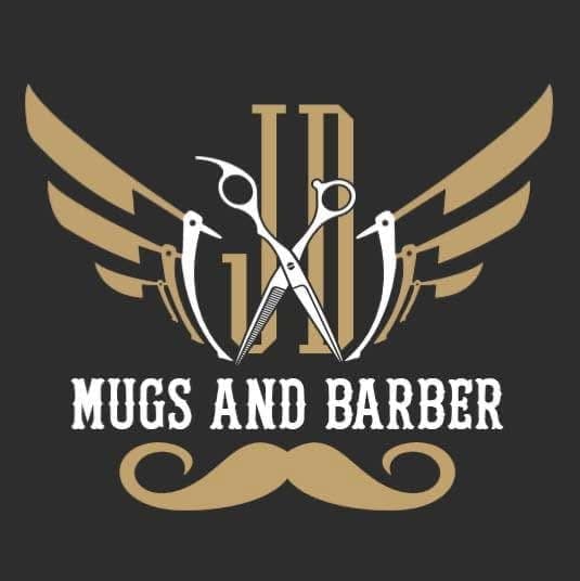 JD Mugs and Barber logo