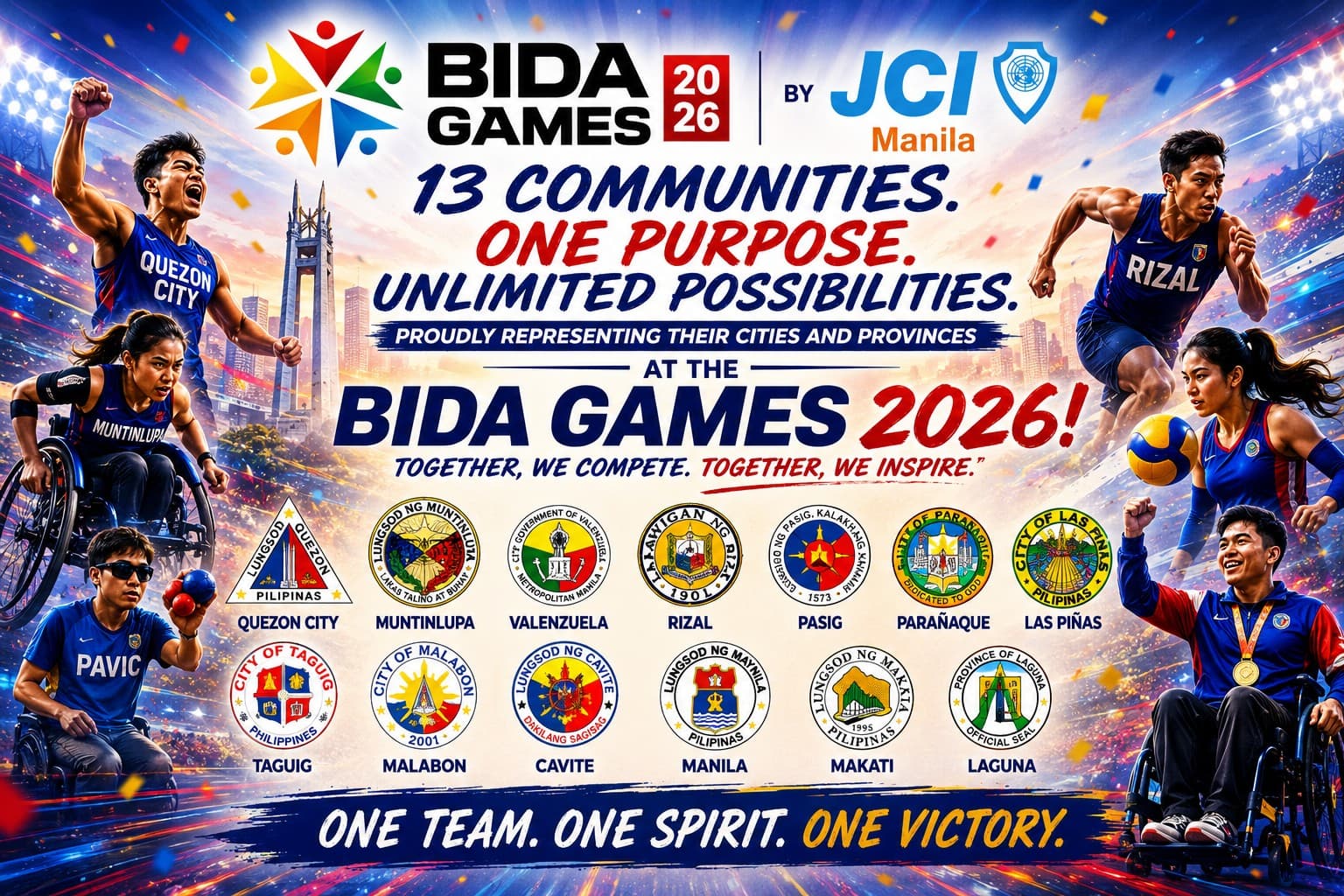 JCI Manila: BIDA Games 2026, 13 Communities, One Purpose, Unlimited Potential