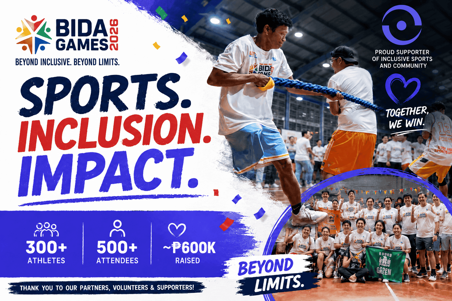 Orderna: BIDA Games 2026, Sports. Inclusion. Impact.